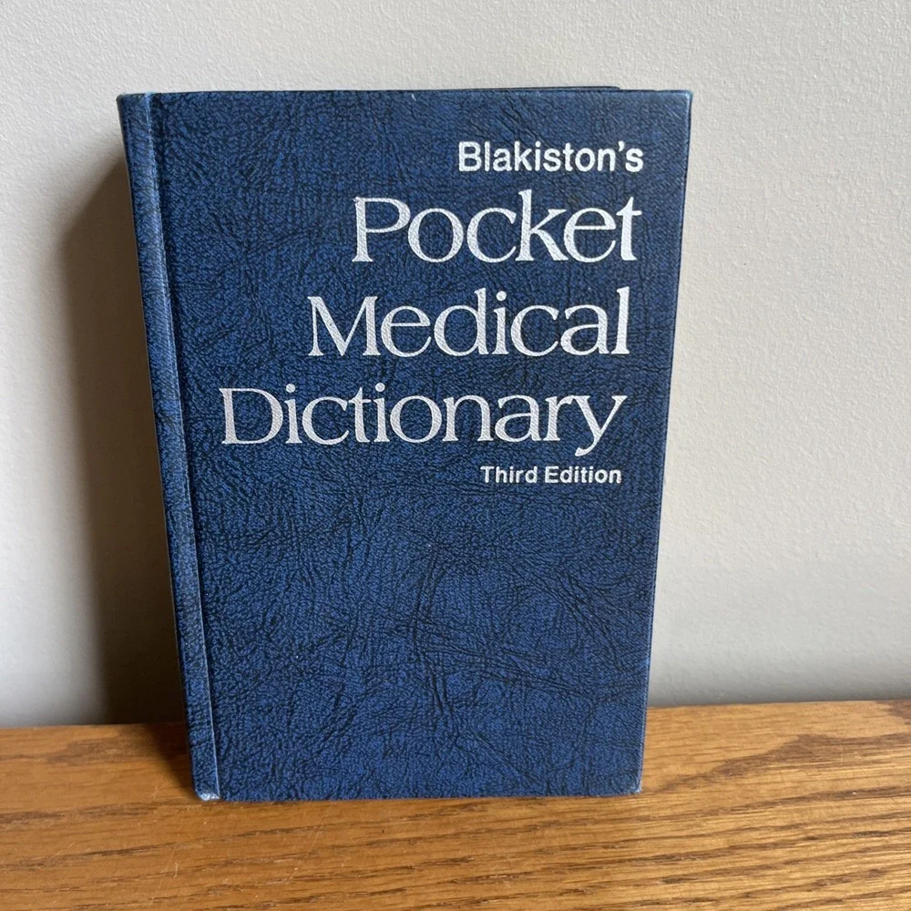 Blakiston's Pocket Medical Dictionary Third Edition Hardcover 1973